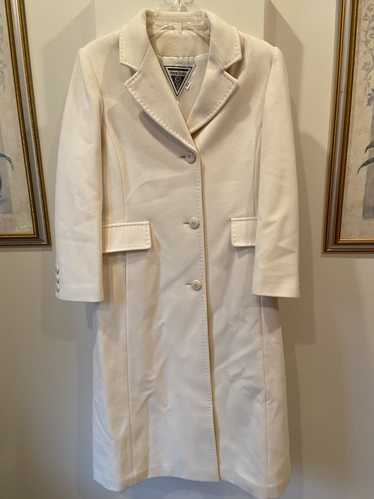 Vintage Vintage Marvin Richards White Overcoat-Wo… - image 1