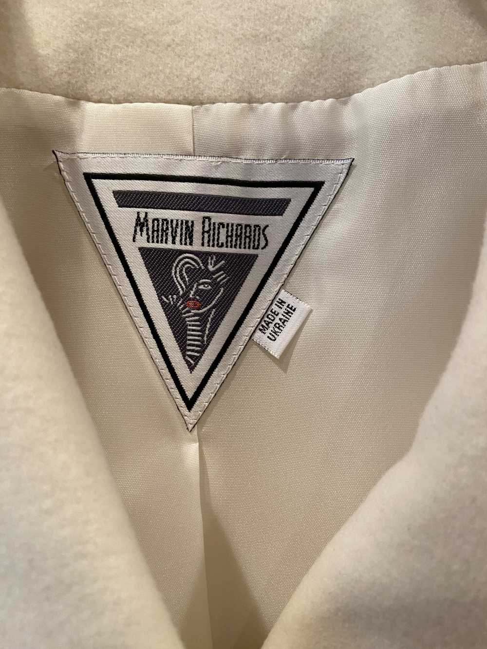 Vintage Vintage Marvin Richards White Overcoat-Wo… - image 2