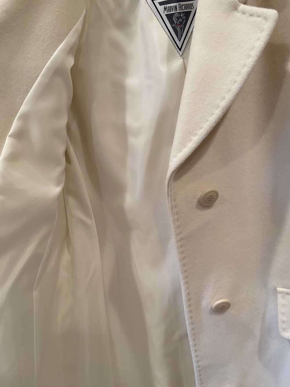 Vintage Vintage Marvin Richards White Overcoat-Wo… - image 4