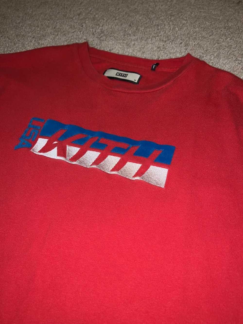 Kith Kith racing logo t-shirt red USA - image 2