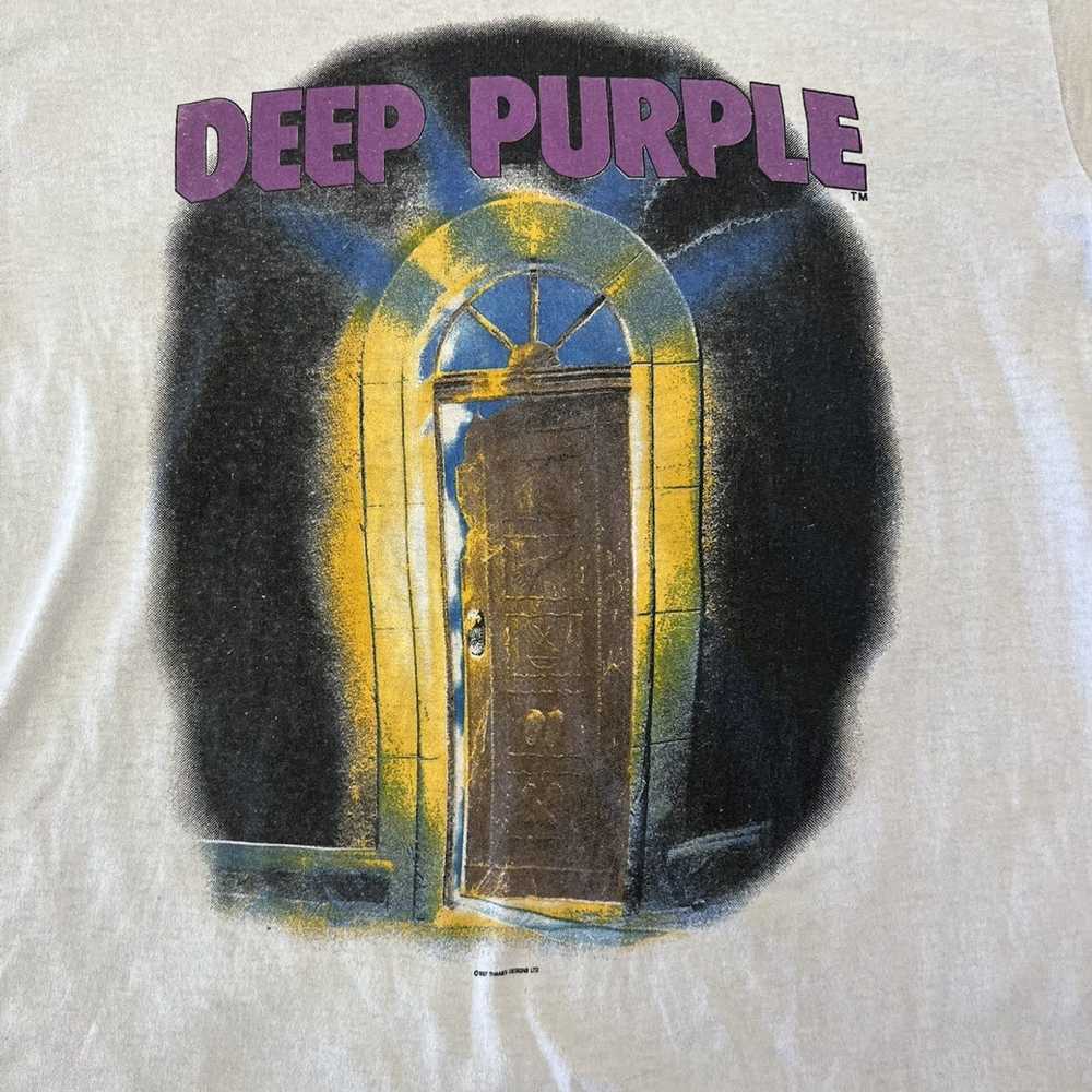 Band Tees × Vintage Deep Purple House of The Blue… - image 3