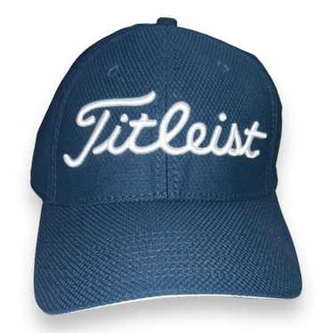 Titleist Titleist Size L/XL Blue and White Fitted 