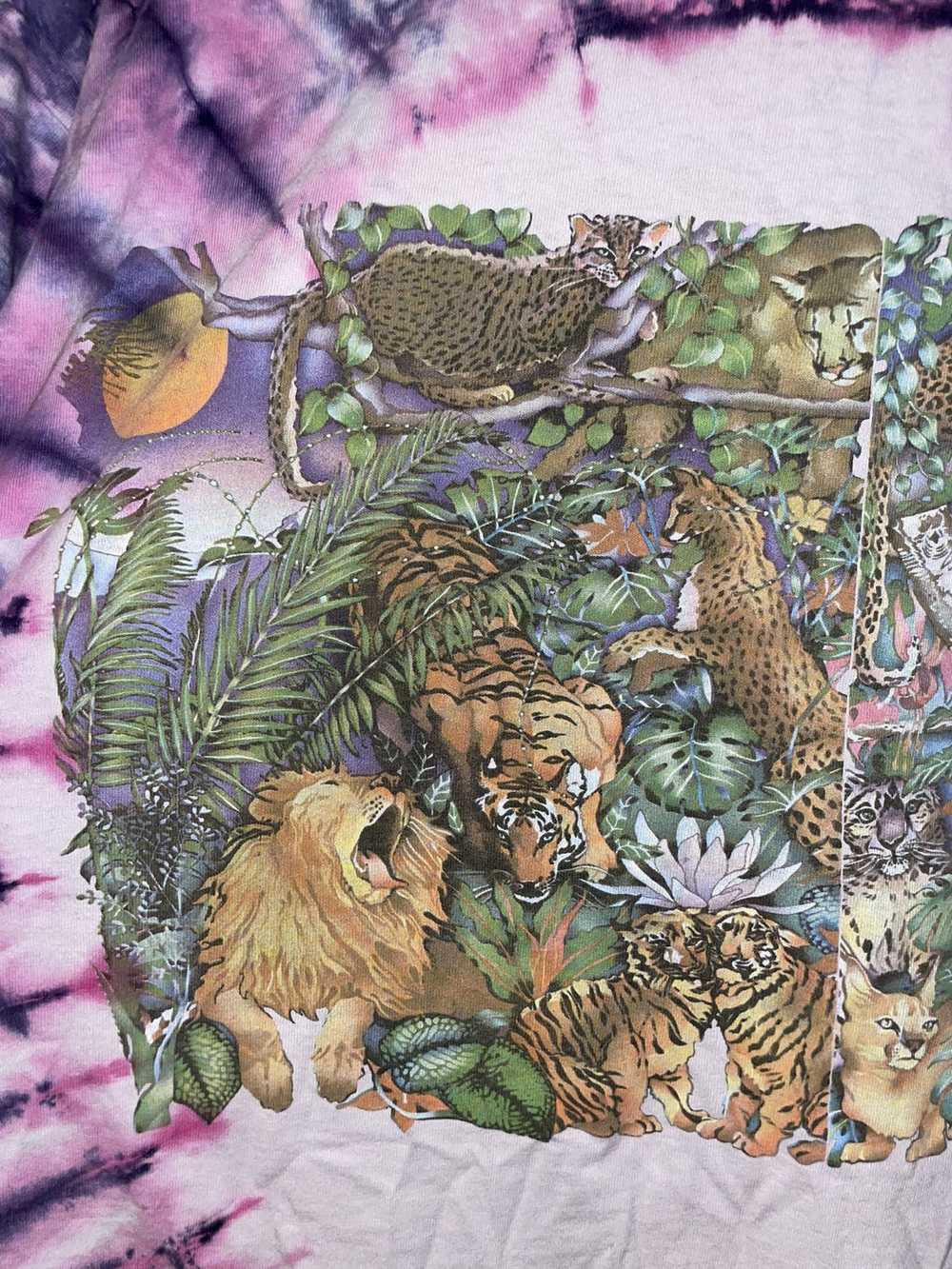 Vintage 90s Lisa Chapman Kingstree Big Cats Lion … - image 11