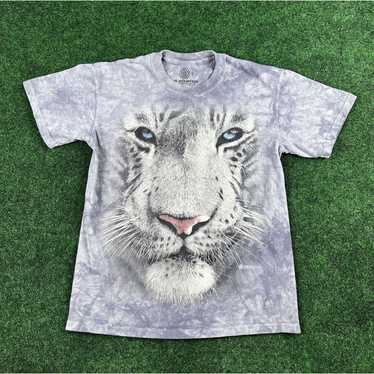 White Tiger Big Face Men's T-Shirt – Bewild