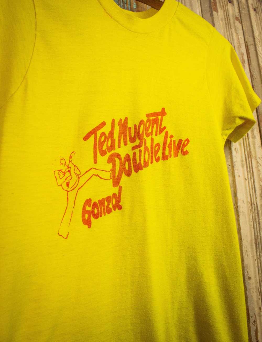 Band Tees × Vintage Vintage Ted Nugent Double Liv… - image 2