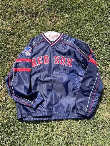 Vintage Boston Red Sox MLB Hooded Windbreaker Full-Zip Parka Jacket Men’s  Small