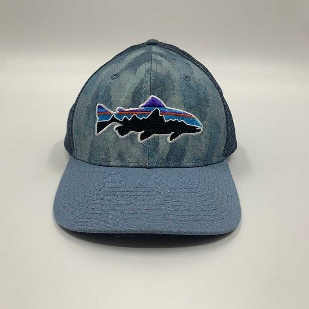 Patagonia Aqua Camo Patagonia Fitz Roy Fish Trout… - image 1