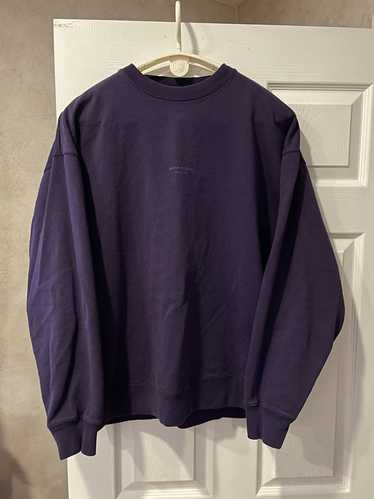 Acne Studios Purple oversized crewneck sweatshirt