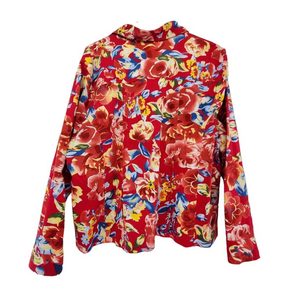 Other Vintage CJ Banks Plus Size Floral Button Up… - image 2