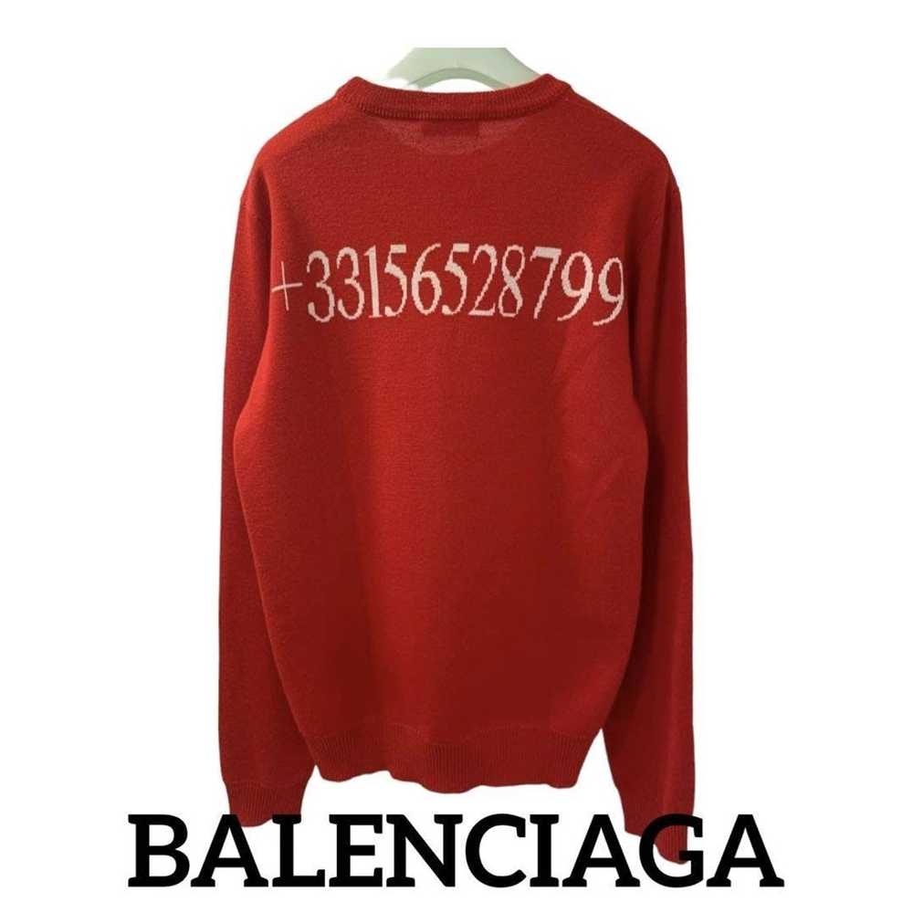Balenciaga FW 18 Phone Number Knit - image 1