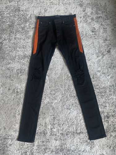 Keiser Clark Orange stripe racer denim