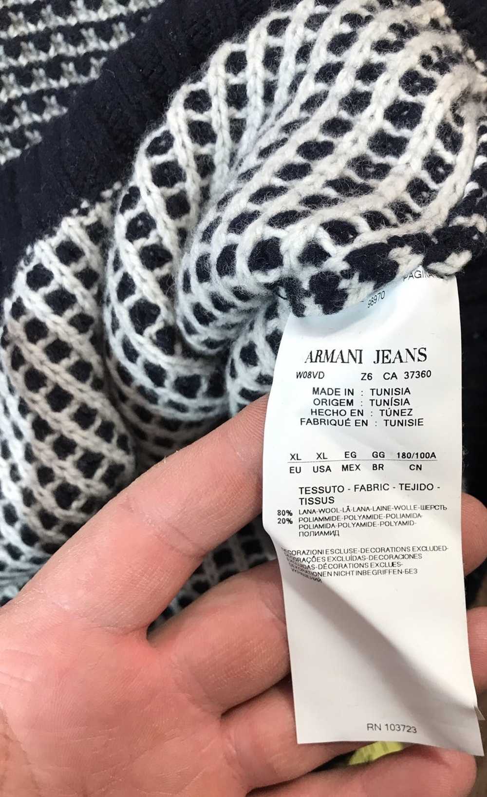 Armani × Giorgio Armani × Vintage Armani Jeans sw… - image 4