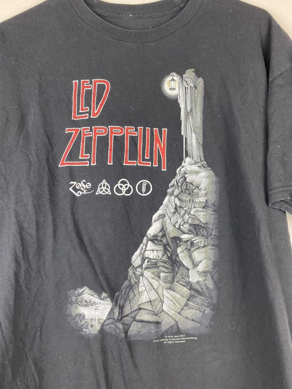 Vintage Rare Mexican Led Zeppelin Black T Shirt Sz L 海外 即決-