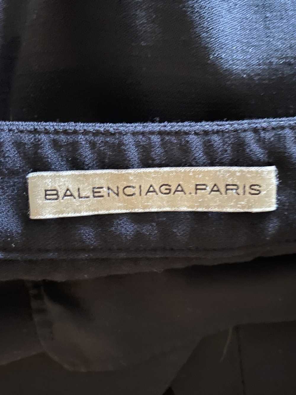 Balenciaga Balenciaga Wool Straight Leg Pants - image 4