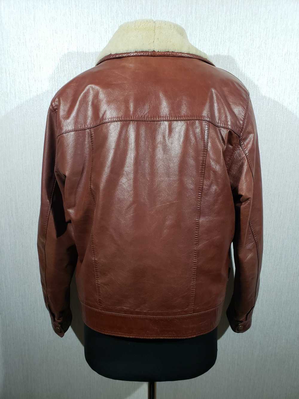 Designer × Movie Reliable brown leather jacket fo… - image 4