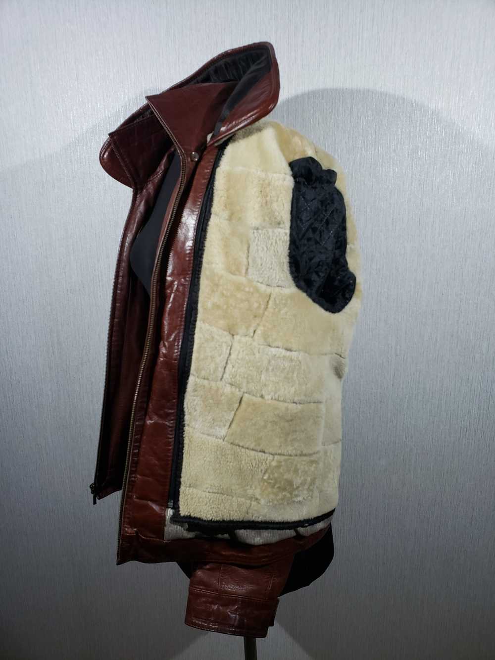 Designer × Movie Reliable brown leather jacket fo… - image 6