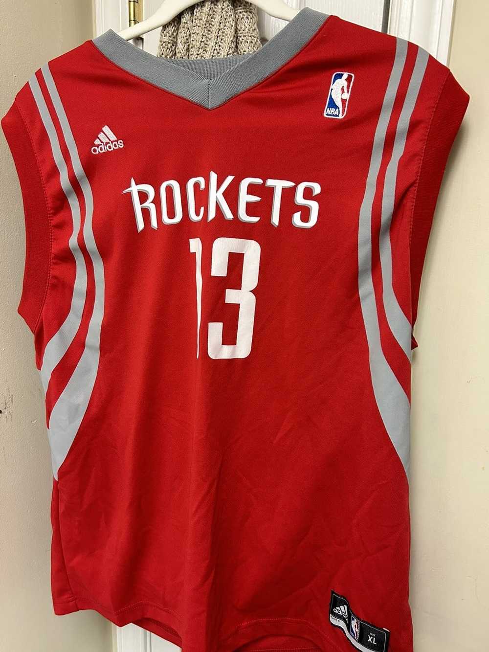 Adidas NBA SS Jersey Houston Rockets James Harden Grey L