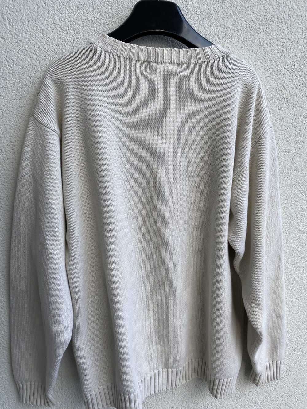 Yves Saint Laurent Beige YSL Knit Sweater - image 5