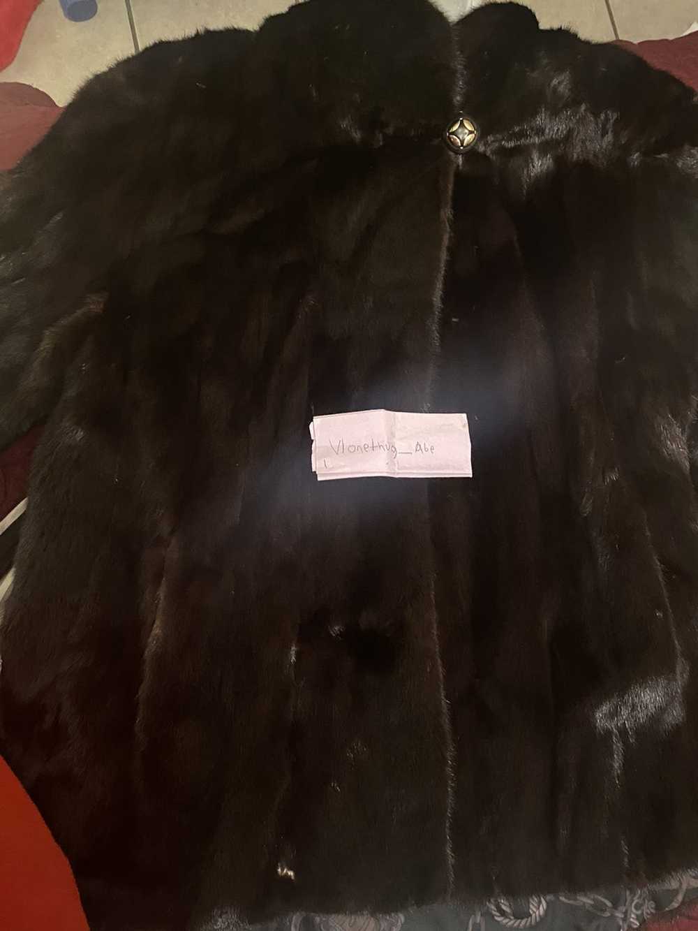 Mink Fur Coat × Vintage Black Mink Fur Coat x Vin… - image 6