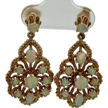 Estate opal earrings vintage - Gem