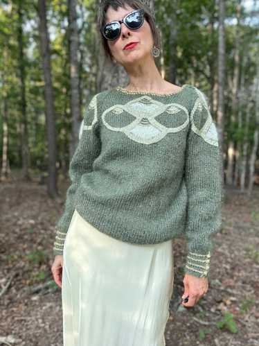 1980s Adrienne Vittadini Mohair Sweater