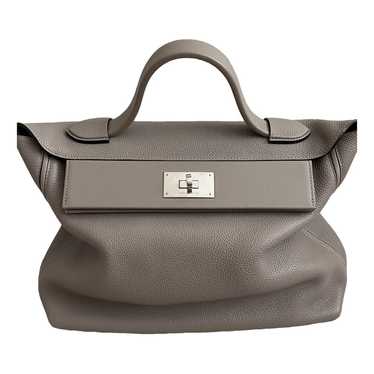 Hermès 24/24 - 35 Bag €7,850 🇩🇪 🇬🇧 Ecru / Beige / Bronze Doré Toile H  Viking/Swift H082712CCAM #hermes2424 #hermes2424bag…