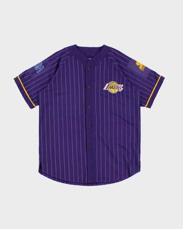 Men's Los Angeles Lakers Starter Purple/Gold Reliever Varsity