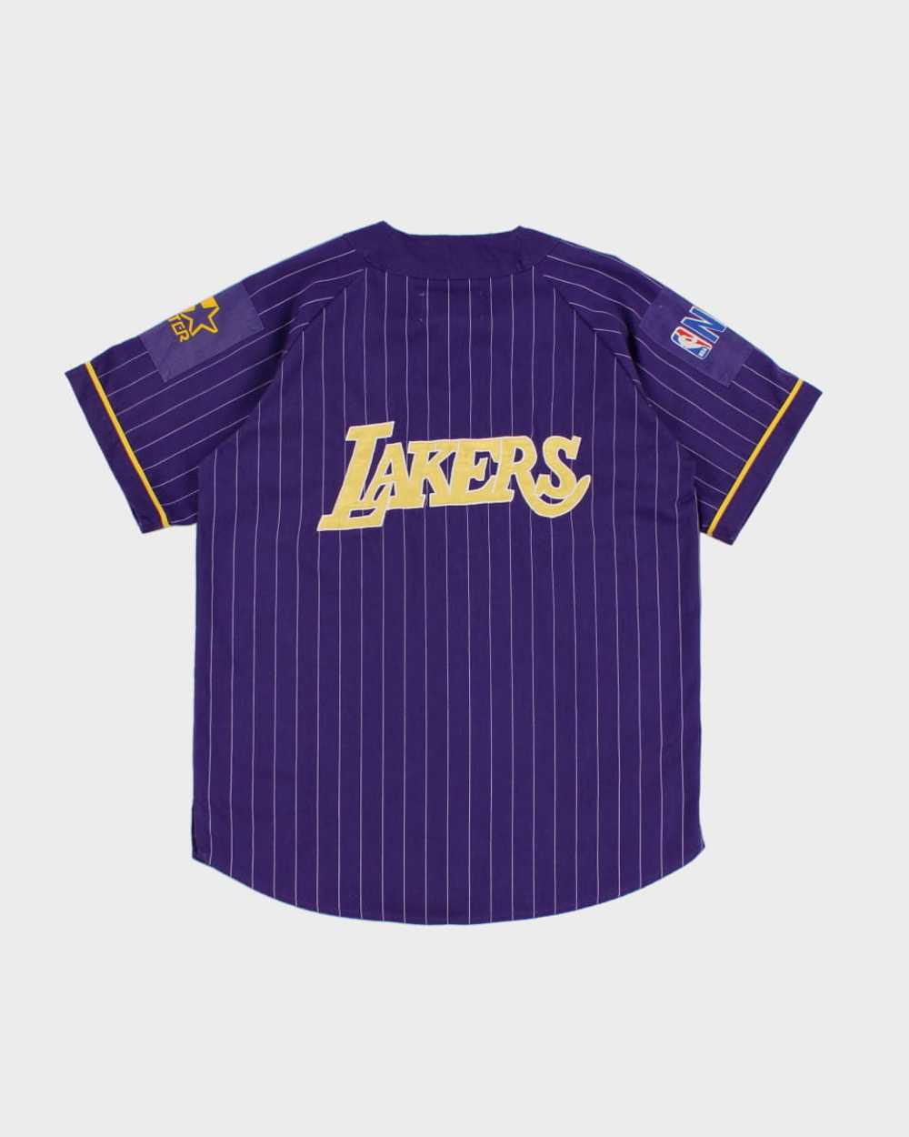 NBA x Los Angeles Lakers Starter Pinstripe Baseba… - image 2