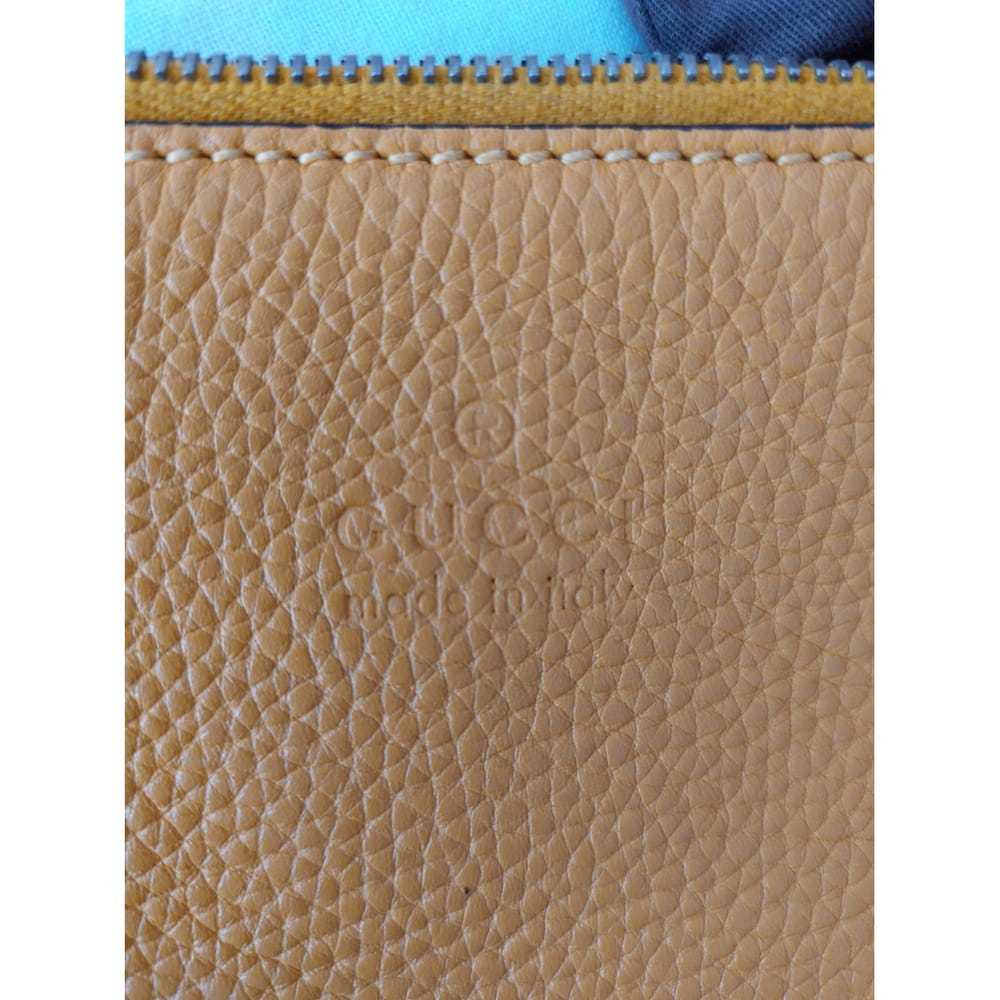 Gucci Bamboo leather clutch bag - image 9
