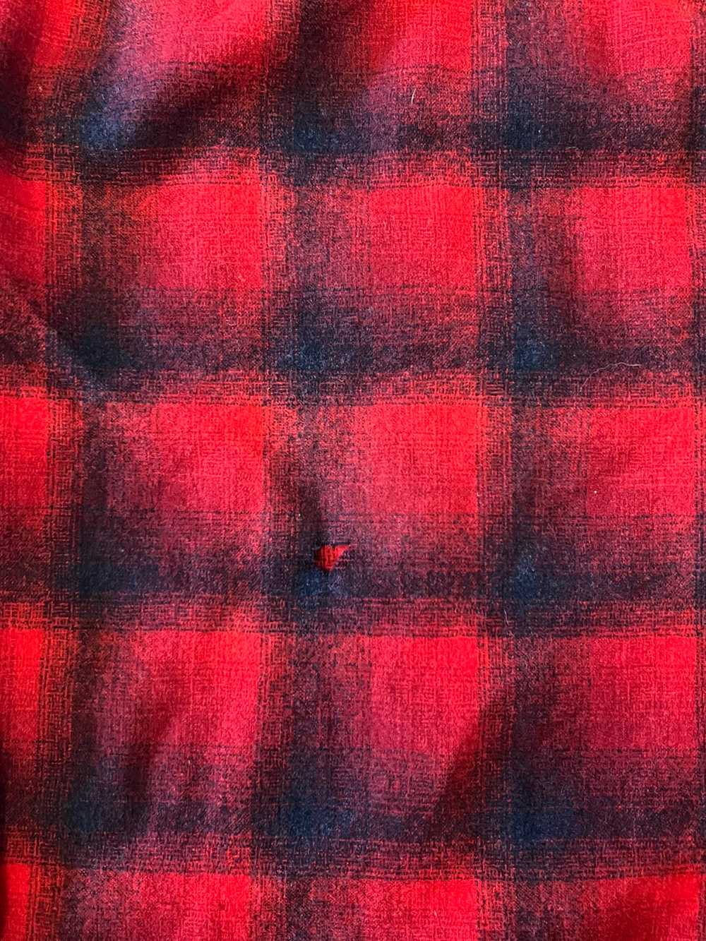 80’s Red & Black Pendleton Flannel - image 4