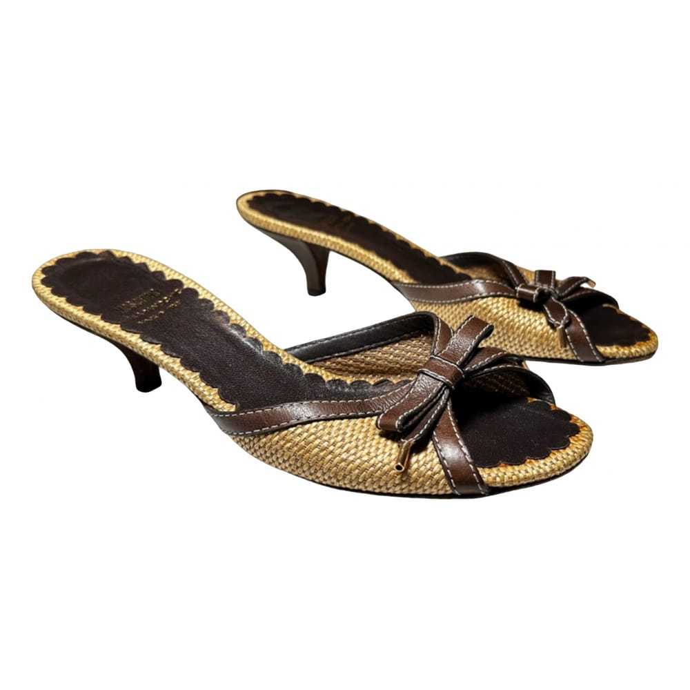 Moschino Cheap And Chic Leather mules - image 1