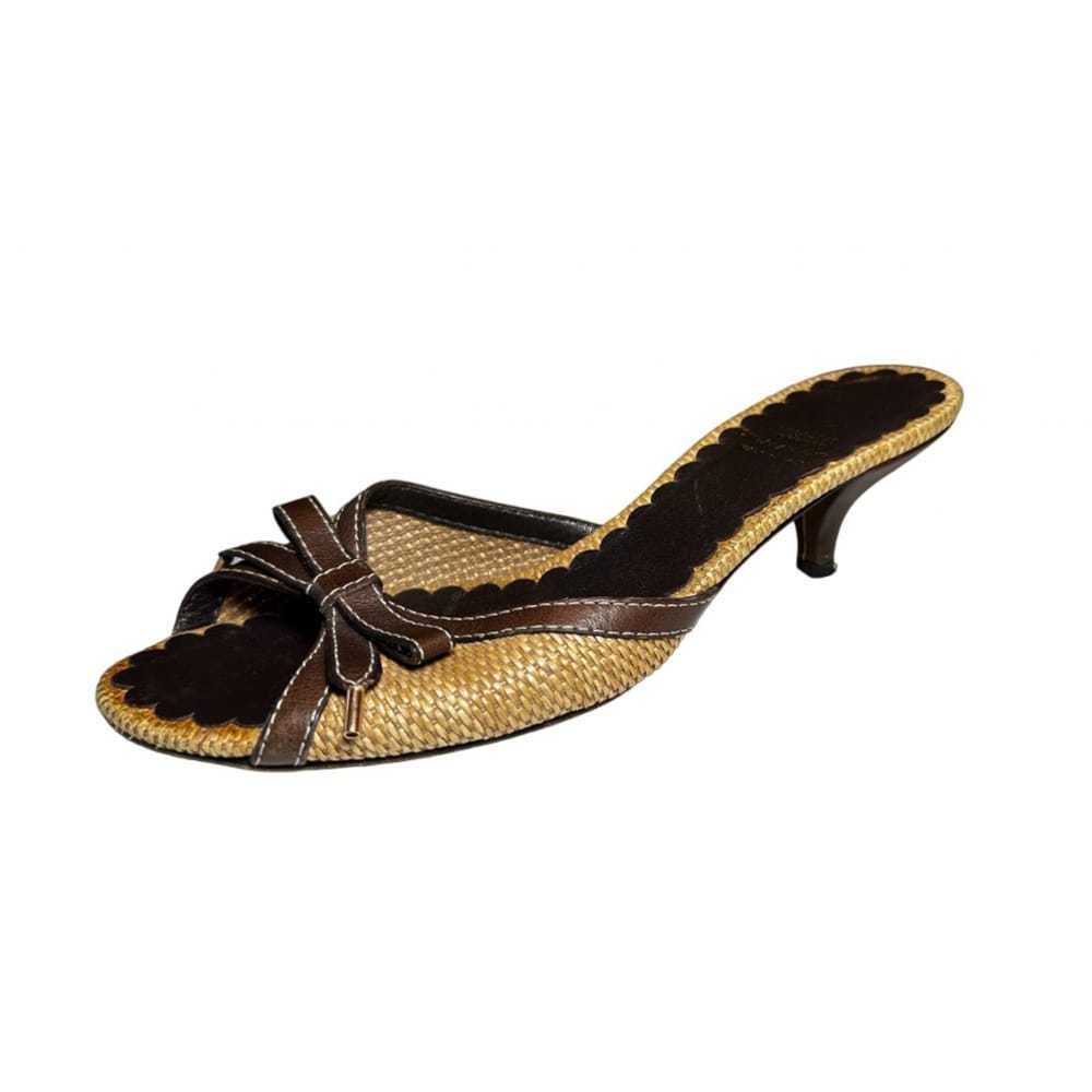 Moschino Cheap And Chic Leather mules - image 4