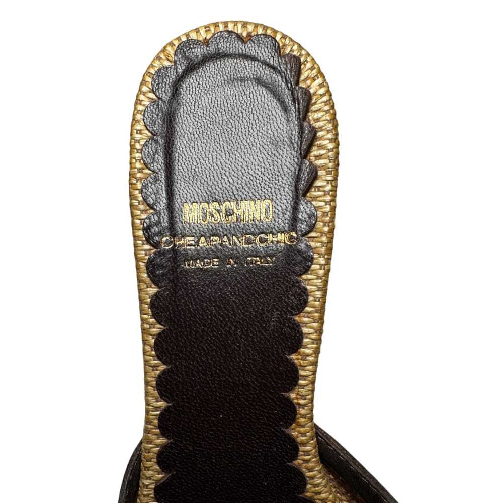 Moschino Cheap And Chic Leather mules - image 6