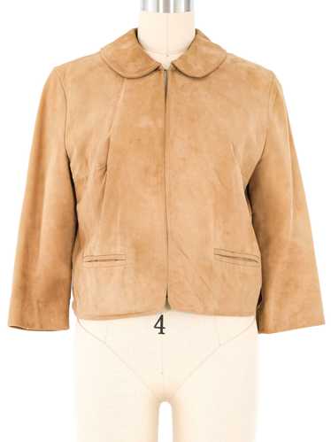 1940s Cropped Suede Jacket