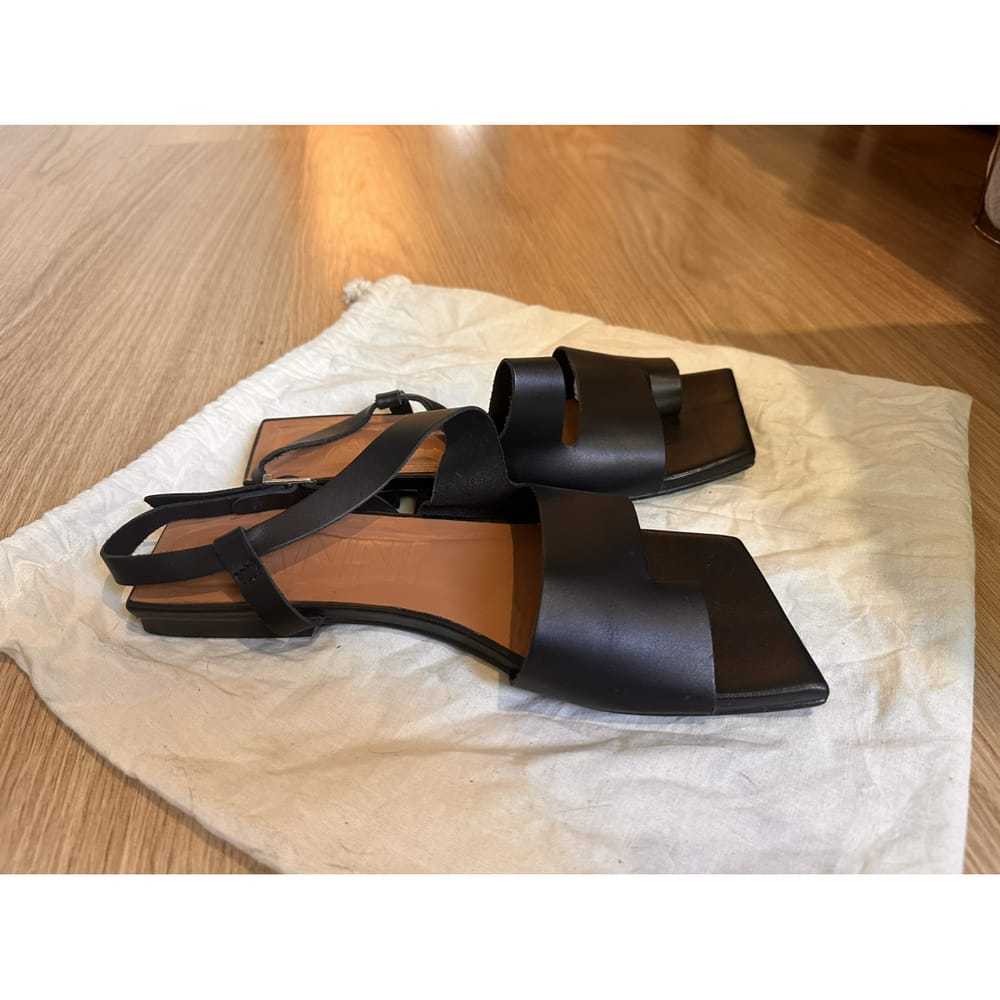 Ganni Leather sandal - image 4