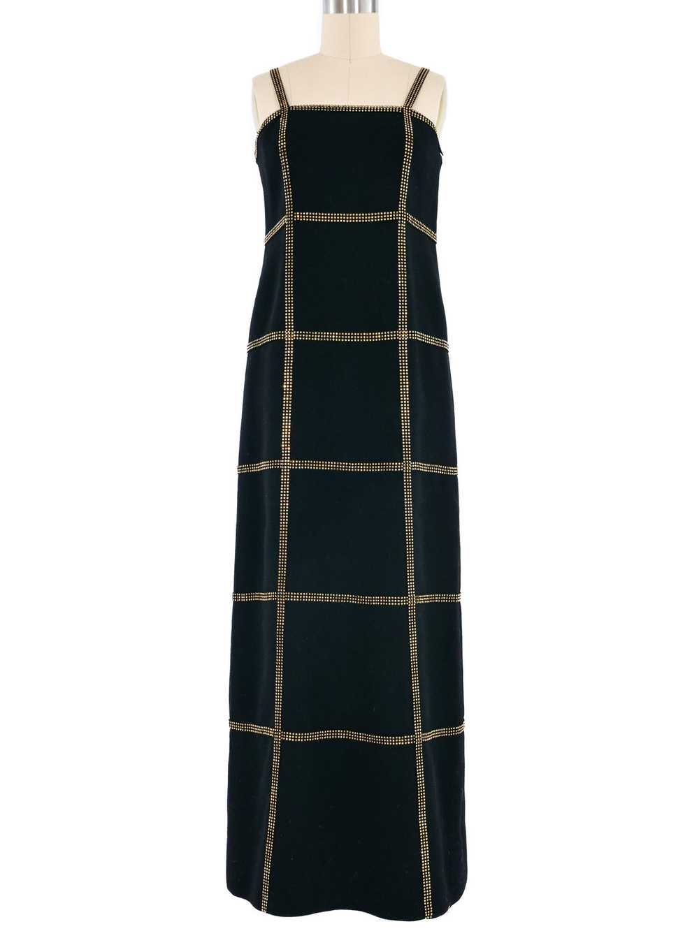 Bill Blass Crystal Windowpane Dress - image 2