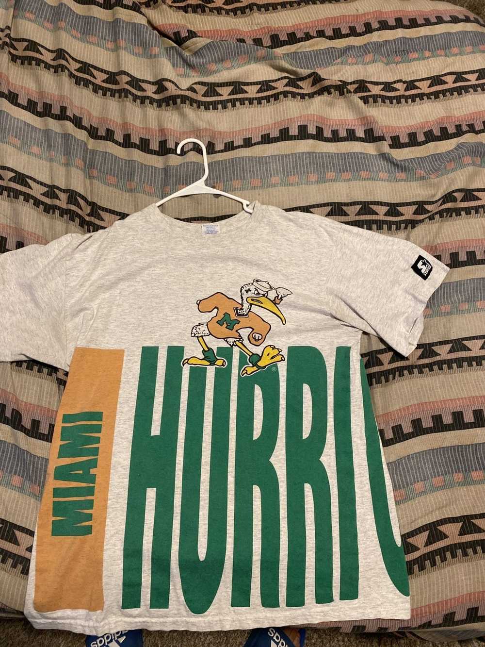 Vintage vintage miami hurricanes shirt - image 1