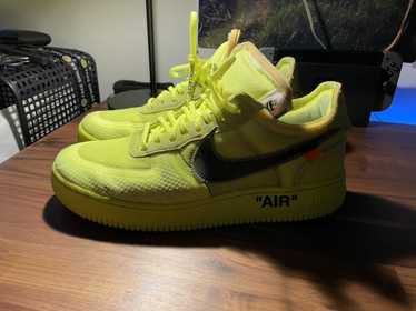 🔥🔥NIKE X OFF WHITE THE TEN AIR FORCE ONE 1 LOW VOLT SIZE 9 AO4606 700  VIRGIL