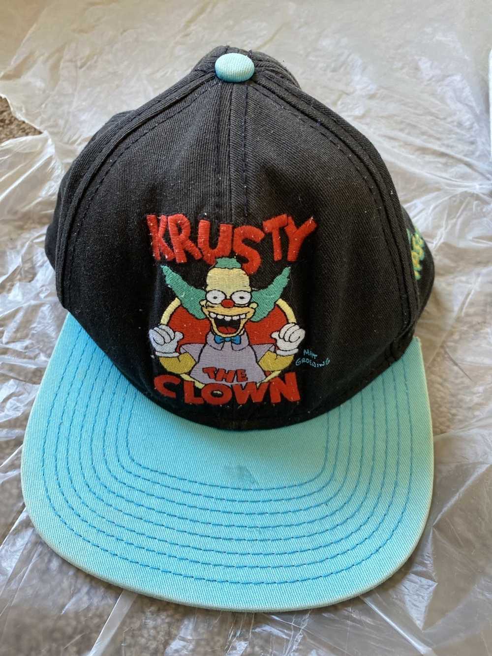 The Simpsons Embroidered Krusty The Clown Hat (Black) - Gem