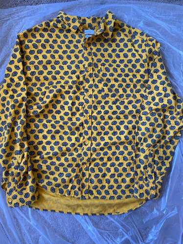 Urban Outfitters Paisley Yellow Flannel