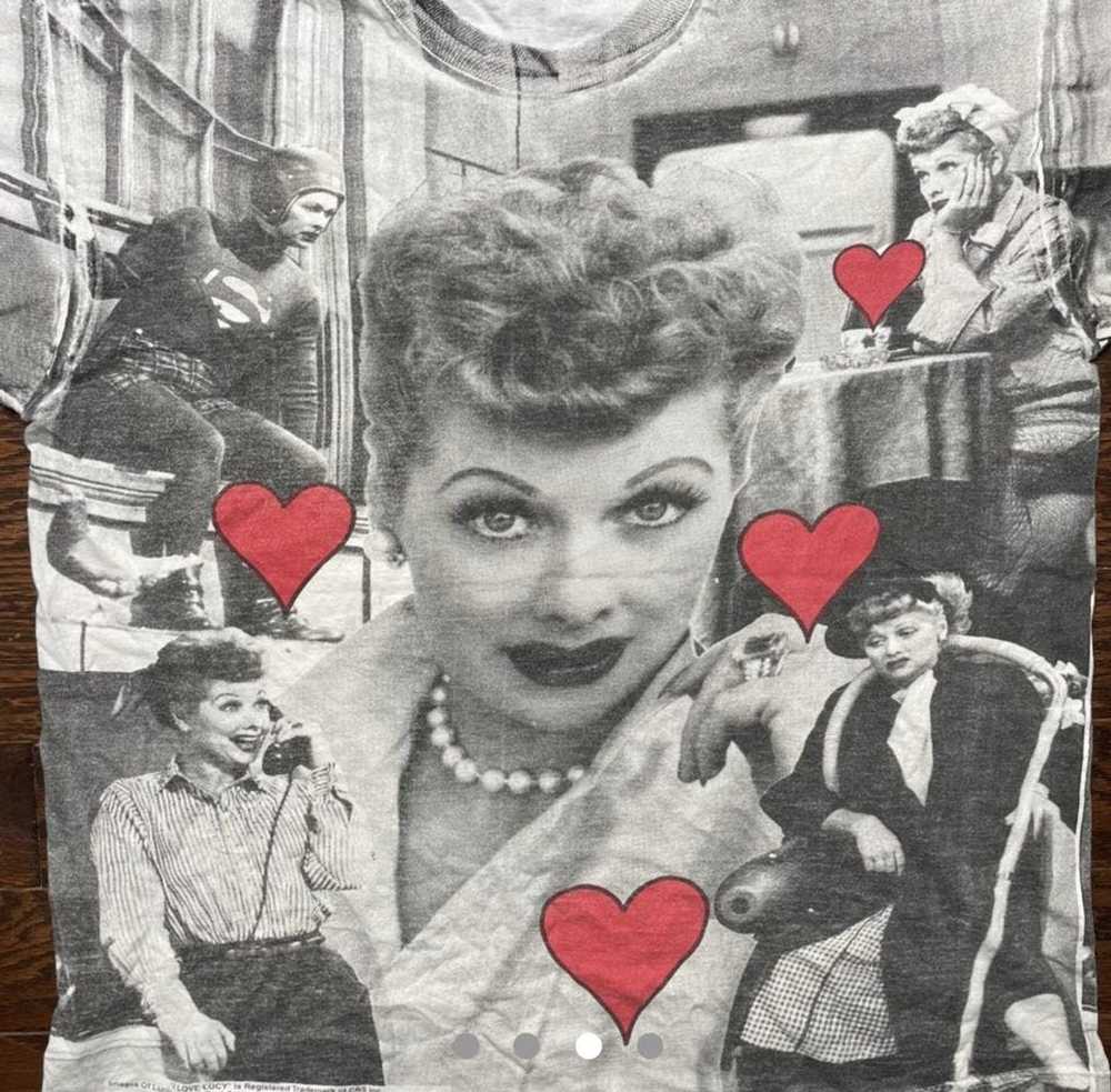 Vintage I Love Lucy All Over Print Lucille Ball S… - image 3