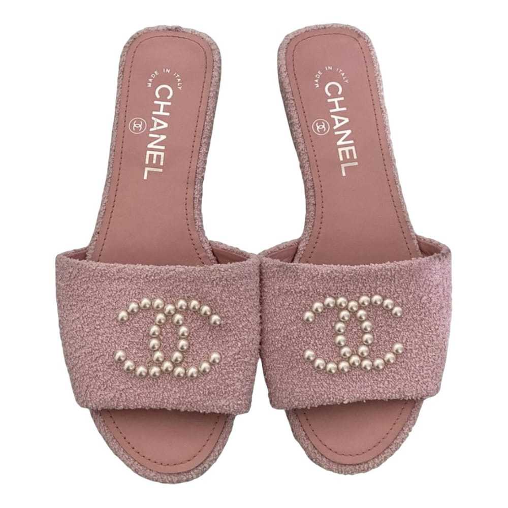 Chanel Tweed mules - image 1