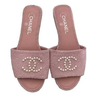 Chanel Tweed mules - image 1