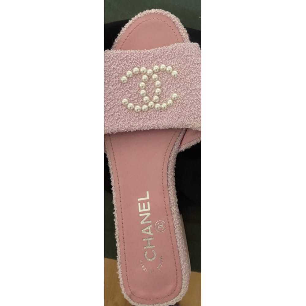 Chanel Tweed mules - image 2