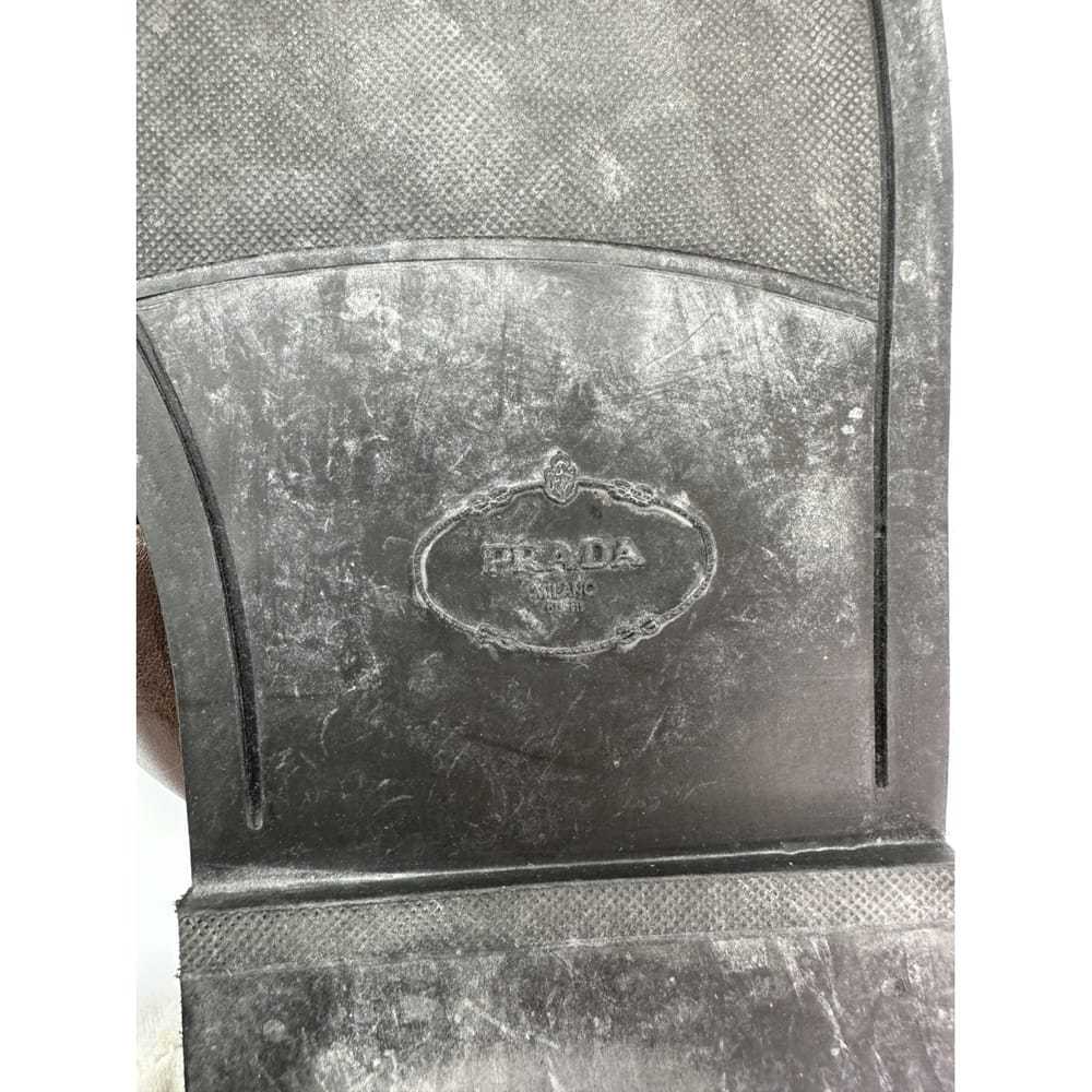 Prada Leather flip flops - image 6