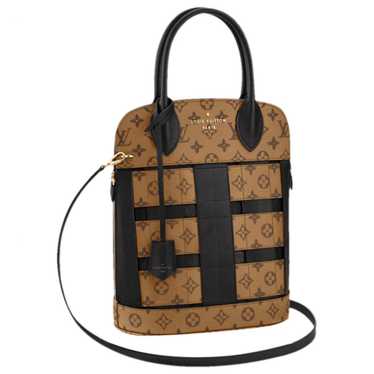 Louis Vuitton Monogram Mongram Neverfull PM Tote with Stripe Leather  ref.303389 - Joli Closet
