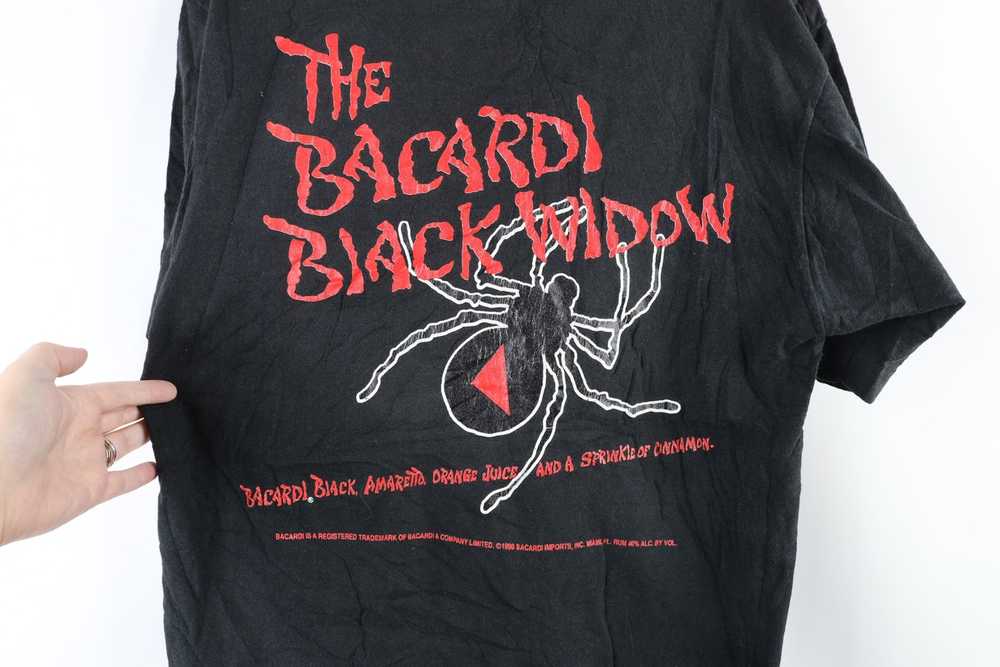 Vintage Vintage 90s Out Bacardi Black Rum Spider … - image 6