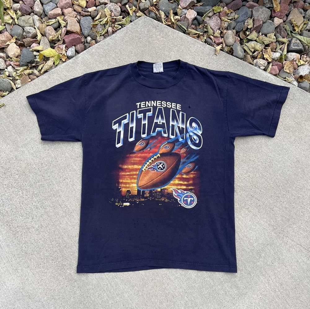 Vintage Tennessee Titans Logo T-Shirt Sweatshirt Hoodie - Dingeas