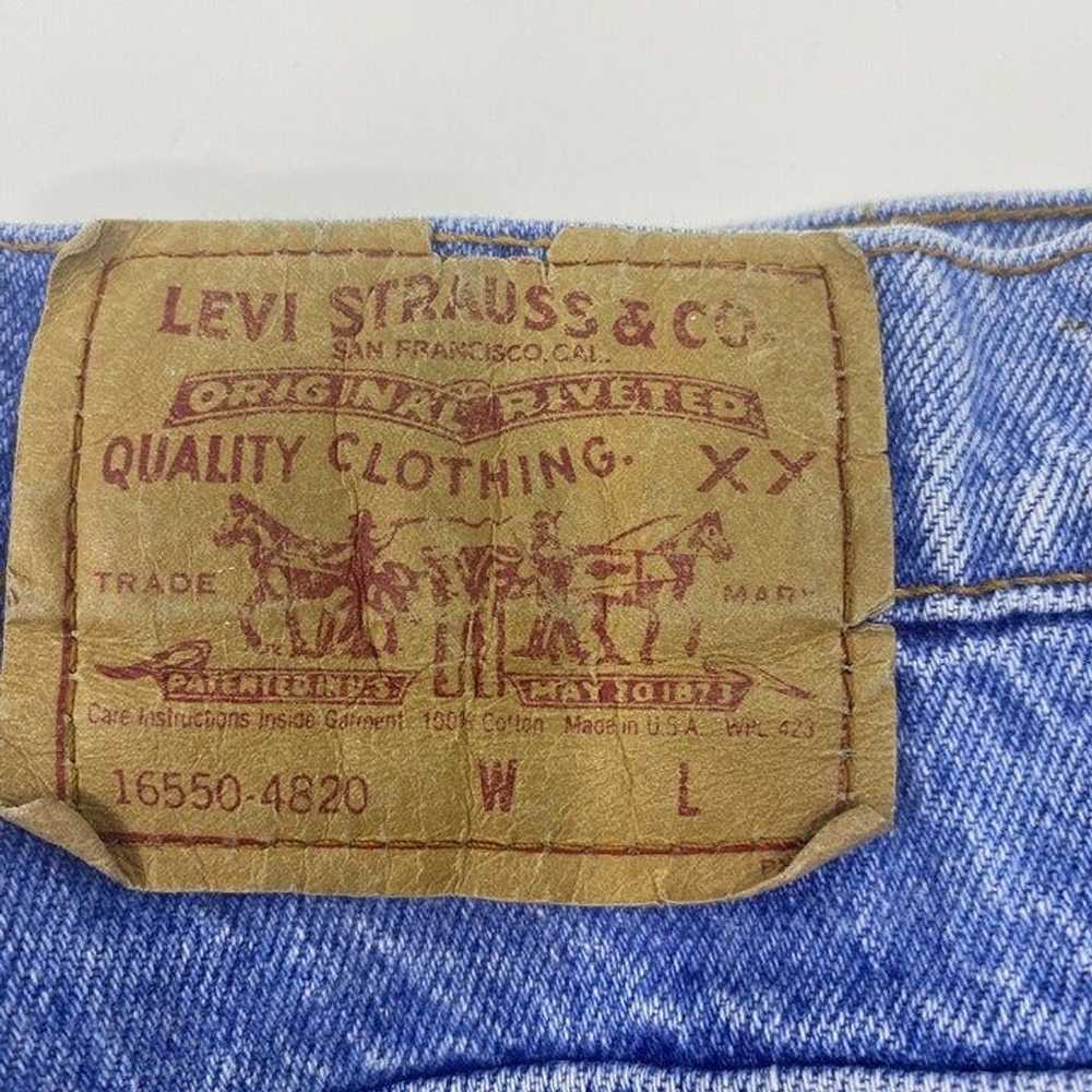Levi's Vintage Levis 16550-4820 Jeans Size 14W Ma… - image 2