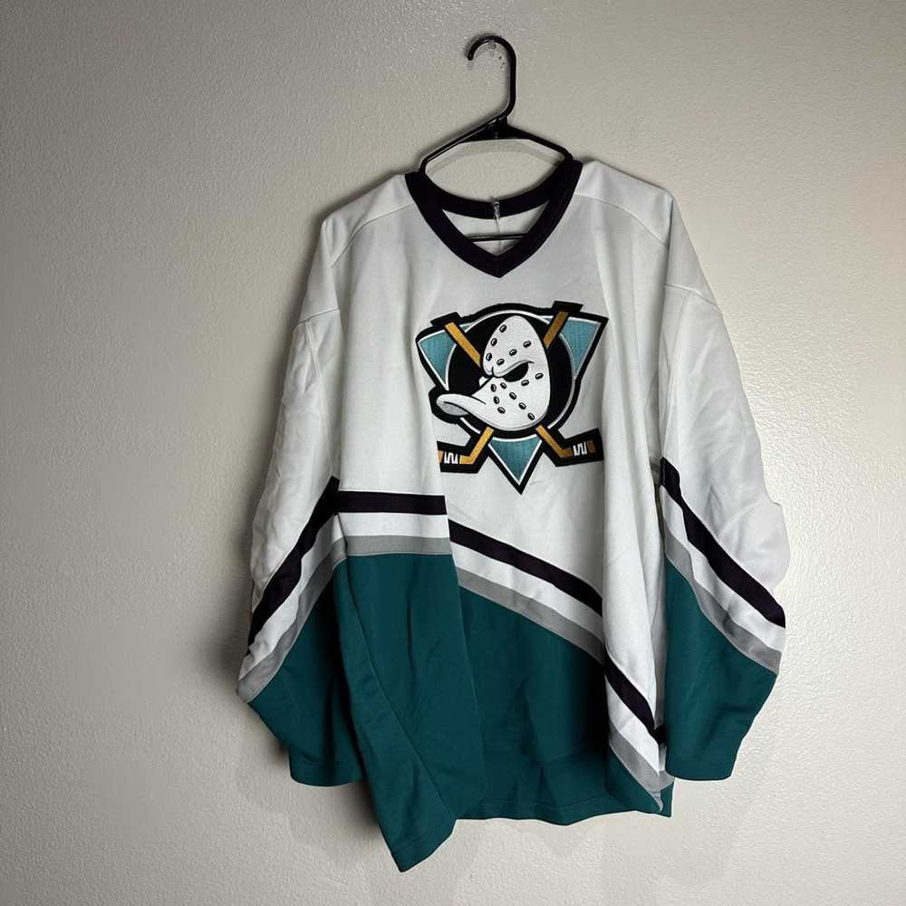 Vintage CCM Vintage Anaheim Mighty Ducks Purple J… - image 1